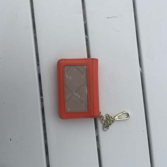 Orange Cardholder Keychain Wallet - Picture 4 of 12